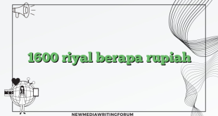 1600 riyal berapa rupiah