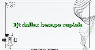 1jt dollar berapa rupiah