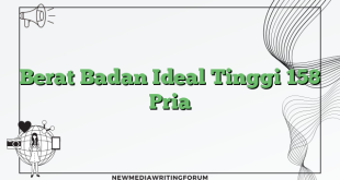 Berat Badan Ideal Tinggi 158 Pria