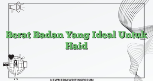 Berat Badan Yang Ideal Untuk Haid