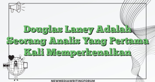 Douglas Laney Adalah Seorang Analis Yang Pertama Kali Memperkenalkan