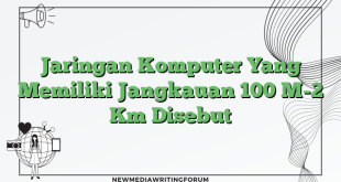 Jaringan Komputer Yang Memiliki Jangkauan 100 M-2 Km Disebut