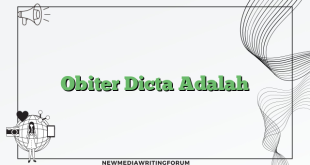 Obiter Dicta Adalah