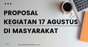 Contoh Proposal Kegiatan 17 Agustus di Masyarakat